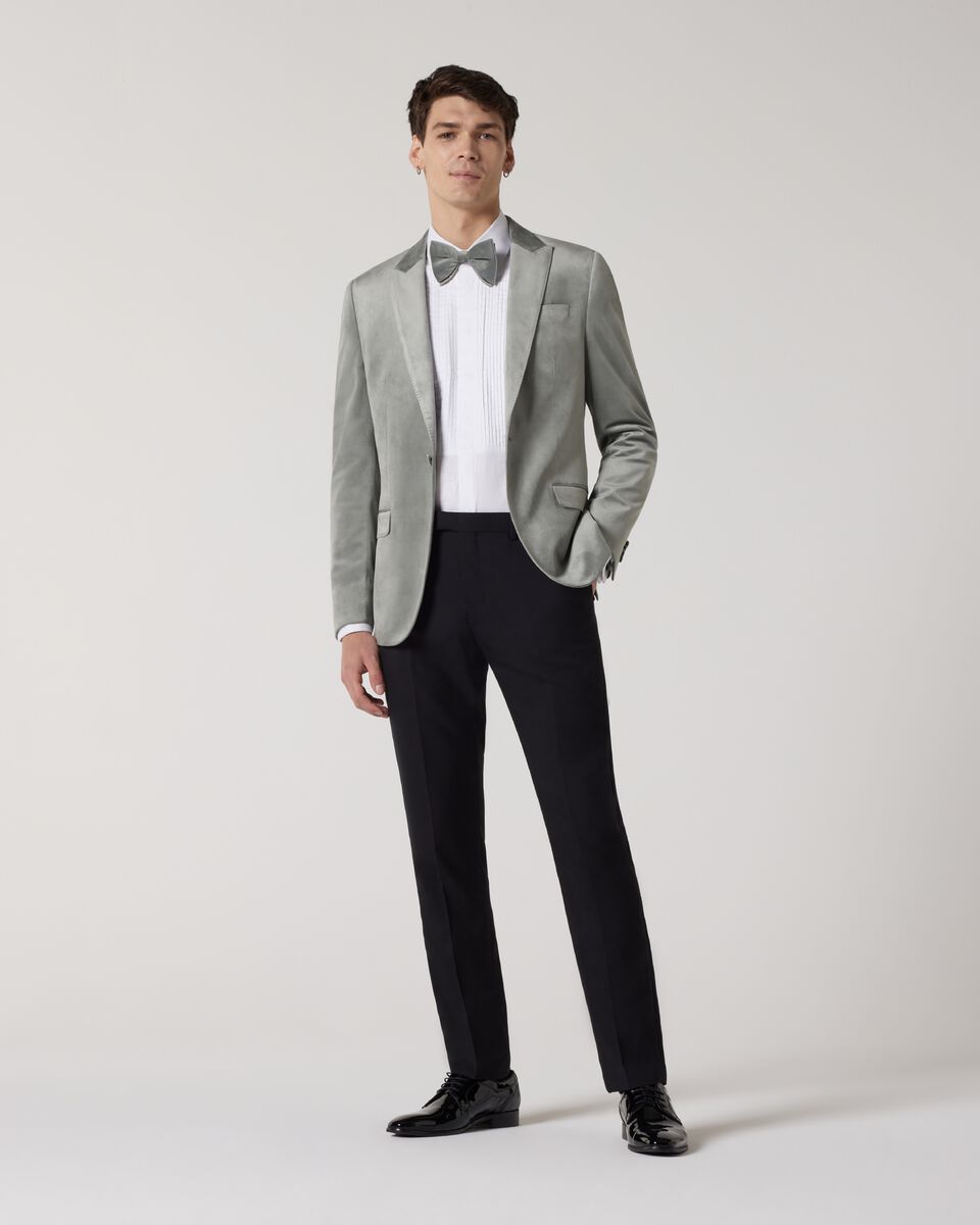 Velvet Tailored Jacket, Sage, hi-res